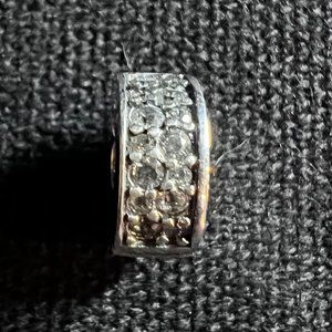 Pandora Pave Clips x2
